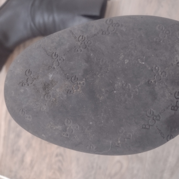 BCBG Black Leather Boots - Picture 4 of 10